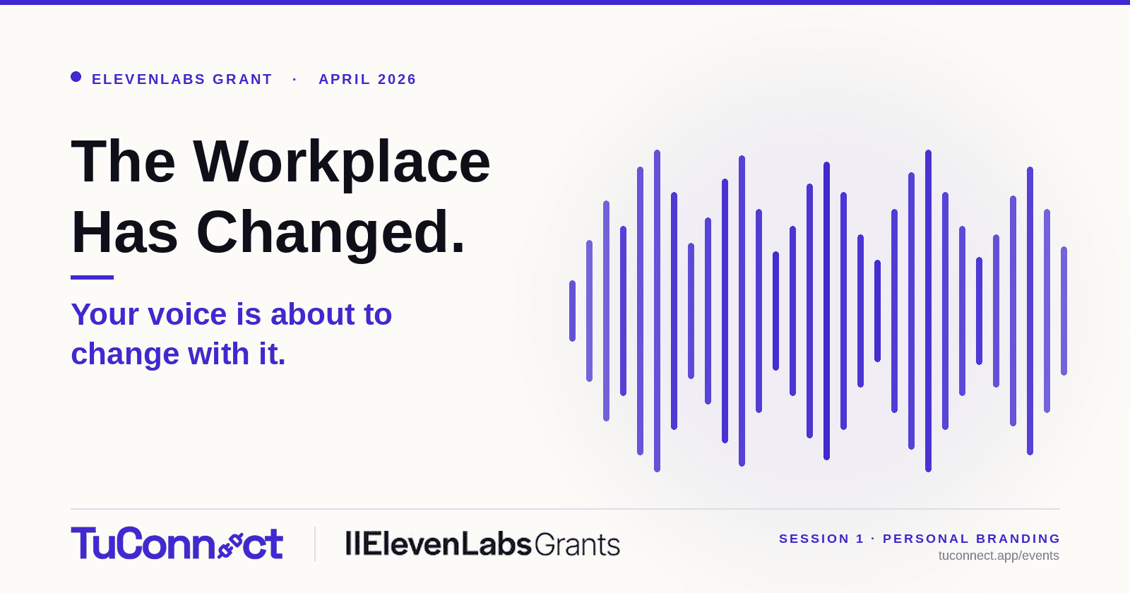 The Workplace Has Changed. Your Voice Is About to Change With It.